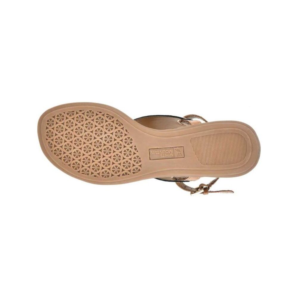 JOURNEE COLLECTION Womens Navy Cushioned London Slip On Thong Sandals 6 M - Picture 4 of 4